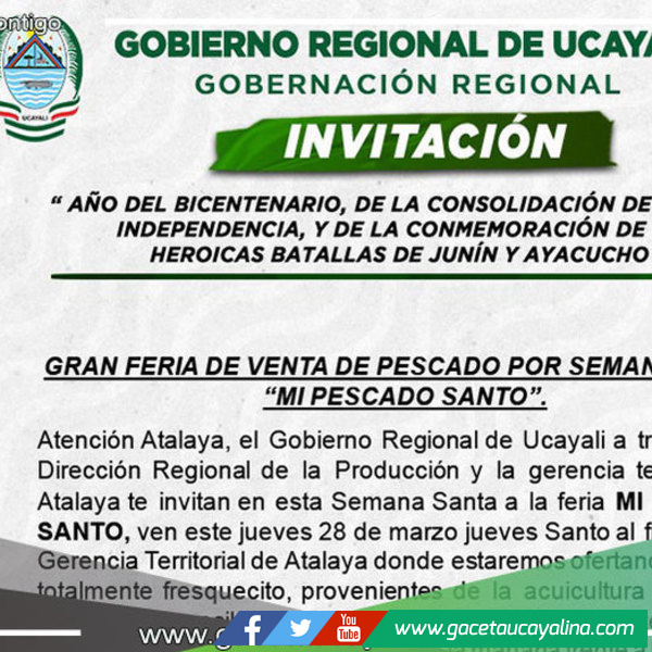 Gran Feria "Mi Pescado Santo" en Atalaya para Semana Santa