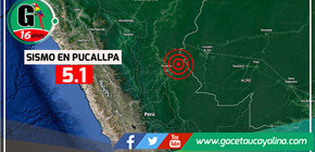Temblor de magnitud 5.1 sacude Pucallpa, sin reporte de daños