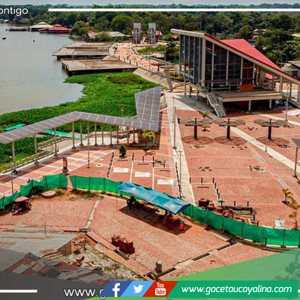 Trabajos en Bulevar de Yarinacocha Alcanzan un 90% de Avance