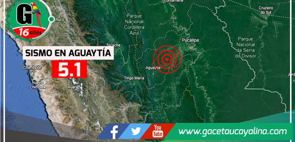 Remece Ucayali: Sismo de Magnitud 5.1 Sacude la Región