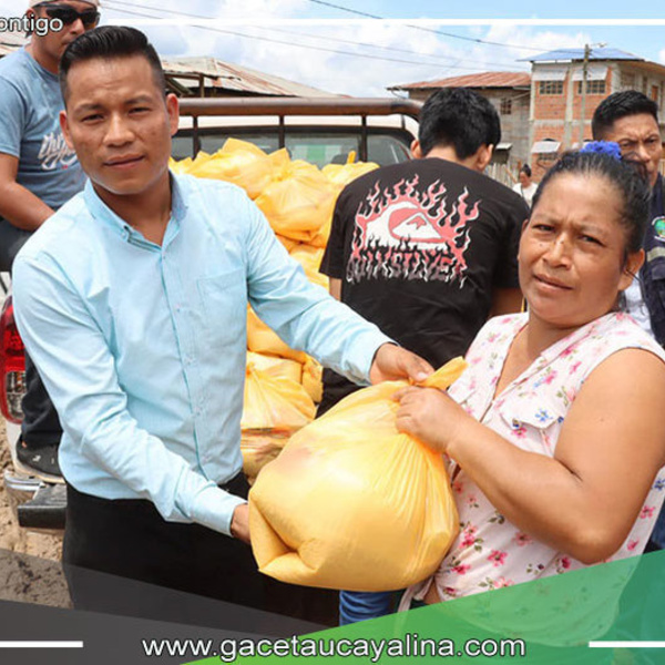 Municipalidad de Ucayali brinda apoyo a más de 90 familias damnificadas en zona baja de Contamana