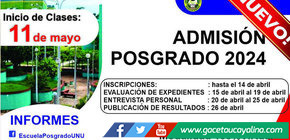 Universidad Nacional de Ucayali anuncia admisión para Posgrado 2024