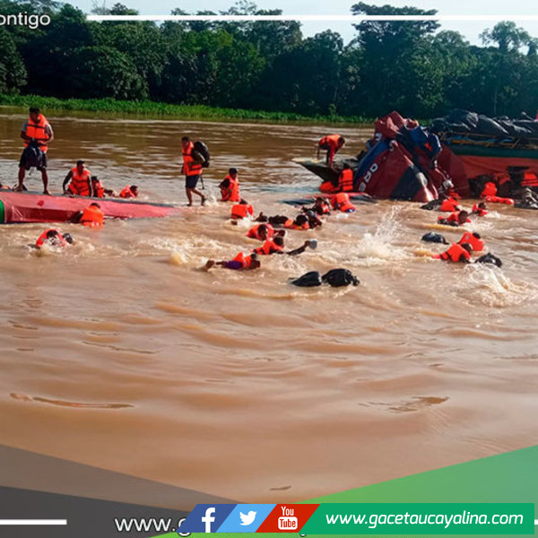 Accidente fluvial en operativo antidrogas: cinco heridos y un policía desaparecido en Pucallpa