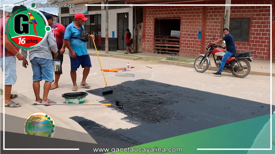 Municipalidad Provincial de Ucayali Inicia Trabajos de Señalización en Vías Principales