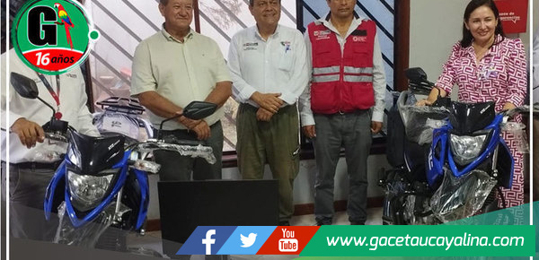 Provias Nacional Dona Motocicleta y Equipo de Cómputo Municipalidad de Atalaya