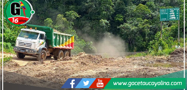 Municipalidad de Atalaya trabaja en la carretera Puerto Ocopa-Atalaya para mejorar transitabilidad