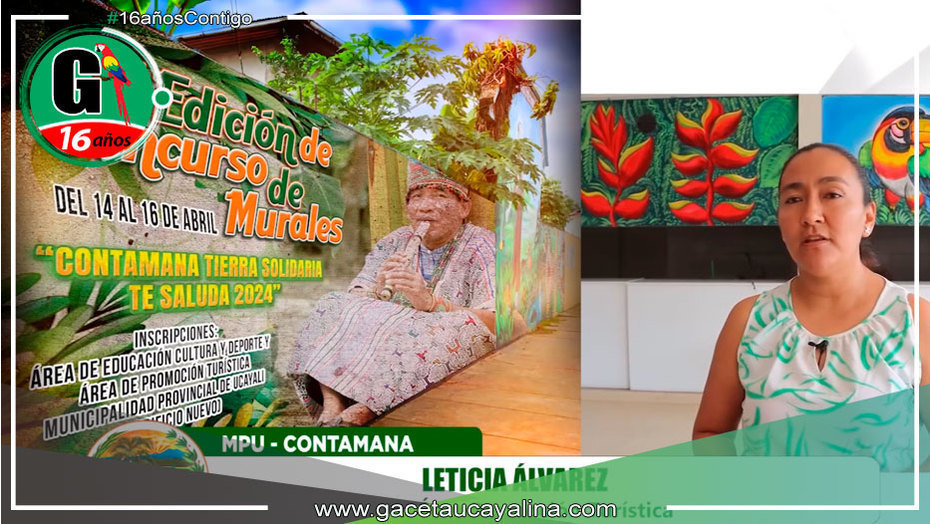 Municipalidad Provincial de Ucayali lanza concurso de murales en honor al Día Mundial del Arte