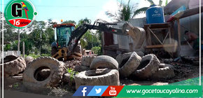 Municipalidad de Padre Abad, con liderazgo de Iván Mendoza Jaramillo, inicia trabajos de defensa civil en calle Nº25
