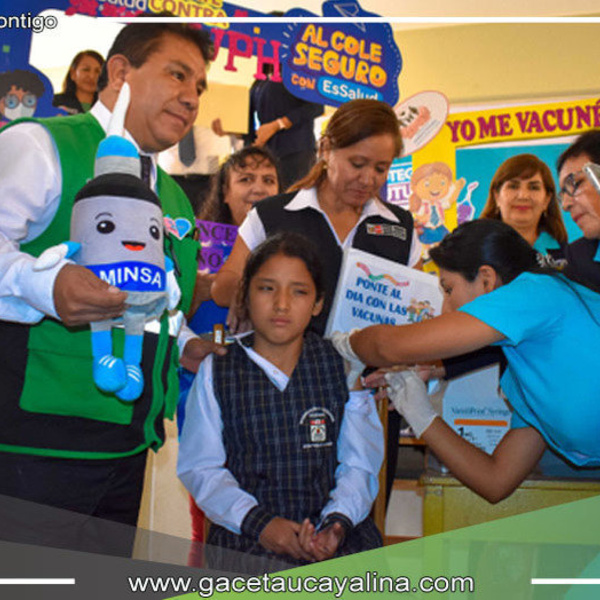 4000 niños han sido vacunados en Huánuco contra el VPH