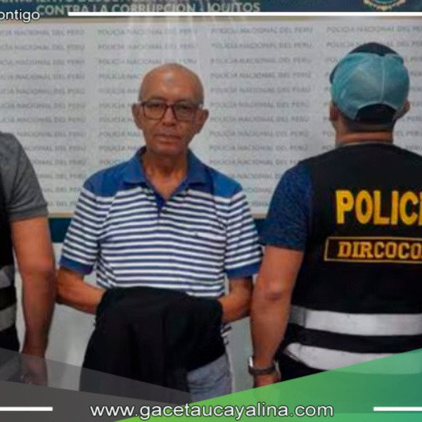 Alcalde de Pebas, Edgard Piñero, detenido por presunta corrupción en el aeropuerto Jorge Chávez