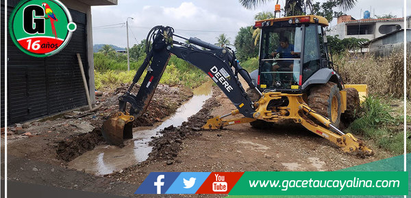 Municipalidad provincial de Padre Abad ejecuta trabajos de habilitación de cunetas