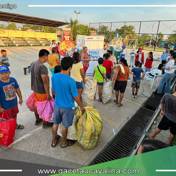 Municipalidad de Coronel Portillo realiza "Reciclatón en el A.H. 2 de Mayo" para promover una cultura ambiental responsable