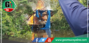 Operativo policial da golpe a la minería ilegal en el rio Nanay 