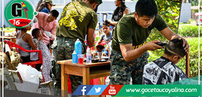 Más de 50 Escolares Beneficiados en Segunda Campaña de Corte de Cabello Escolar en Sepahua