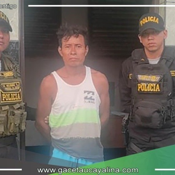 Policía de la comisaría de Pebas detienen a sujeto por el delito de violación sexual