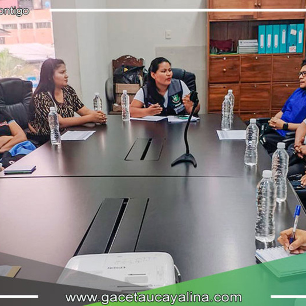 Regidora de municipalidad de Padre Abad lidera reunión sobre alimentos complementarios