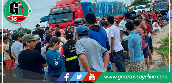 Población de San Alejandro en el distrito de Irazola inicia huelga indefinida por falta de agua potable