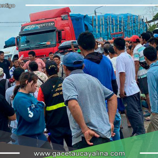 Población de San Alejandro en el distrito de Irazola inicia huelga indefinida por falta de agua potable