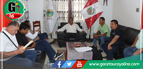 Alcalde de Ucayali y gerente sub regional verifican terrenos para futuros proyectos de salud