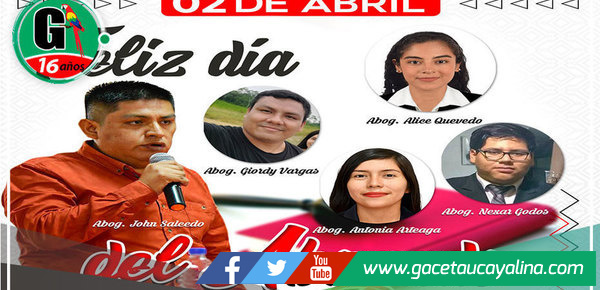 Municipalidad de Sepahua reconoce la labor de los Abogados en su día