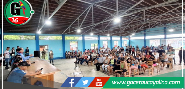 Población indígena de Nuevo Andoas participa en actividades de la Corte de Loreto