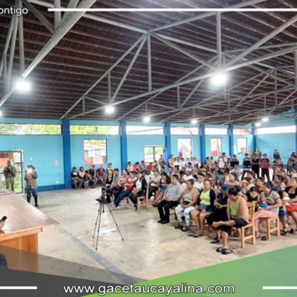 Población indígena de Nuevo Andoas participa en actividades de la Corte de Loreto