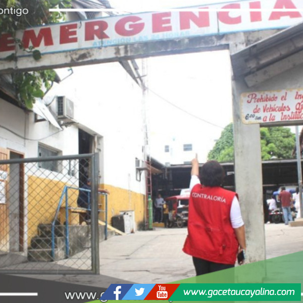 Contraloría detecta irregularidades en gestión del Hospital de Apoyo de Iquitos