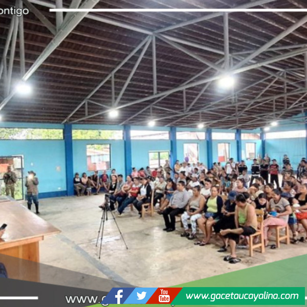 Población indígena de Nuevo Andoas participa en actividades de la Corte de Loreto