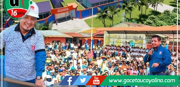 Se da inicio a la contrucción del colegio "Fe y Alegría" po el gobernador de Loreto 