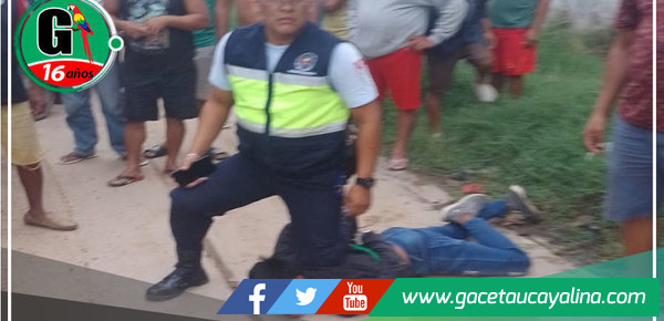 Serenazgo de Coronel Portillo Captura a Sujeto Armado en Operativo Policial
