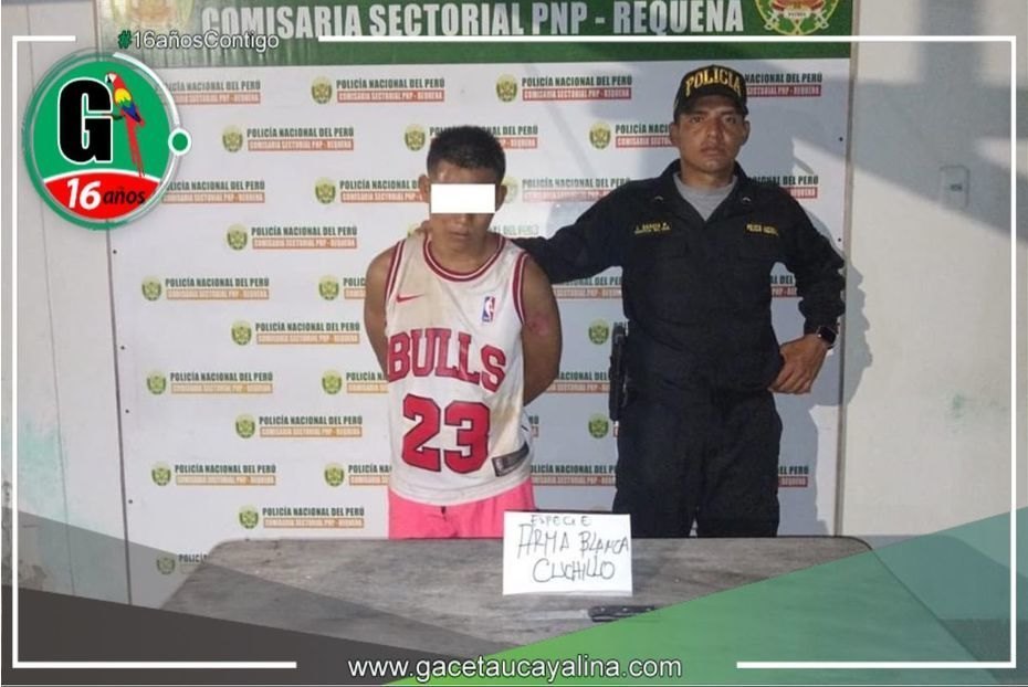 Los policias capturan a sujeto por presusnto delito 