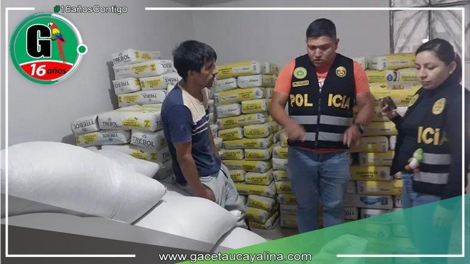 Se confiscaron 452 bolsas de pegamento para mayólicas que habrían sido adulteradas en Cayhuayna