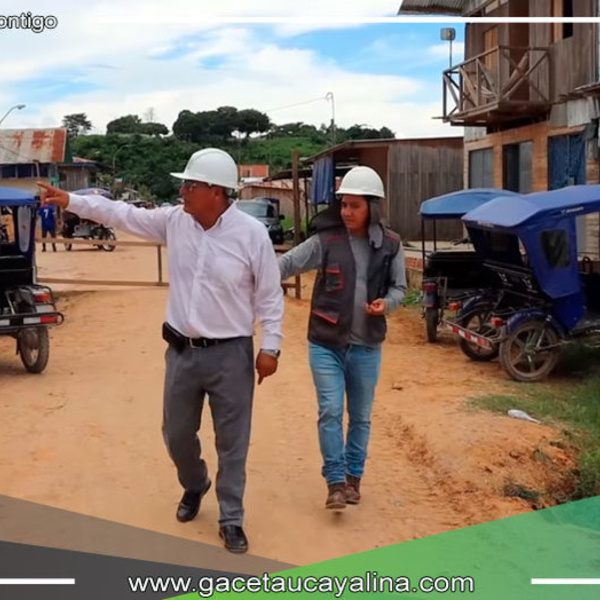 Alcalde Rodolfo Lovo Tello Supervisa Obras Clave en la Provincia de Ucayali