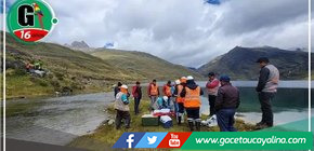 Fiscalía efectúa diligencia para recolectar muestras en lagunas de San Miguel de Cauri