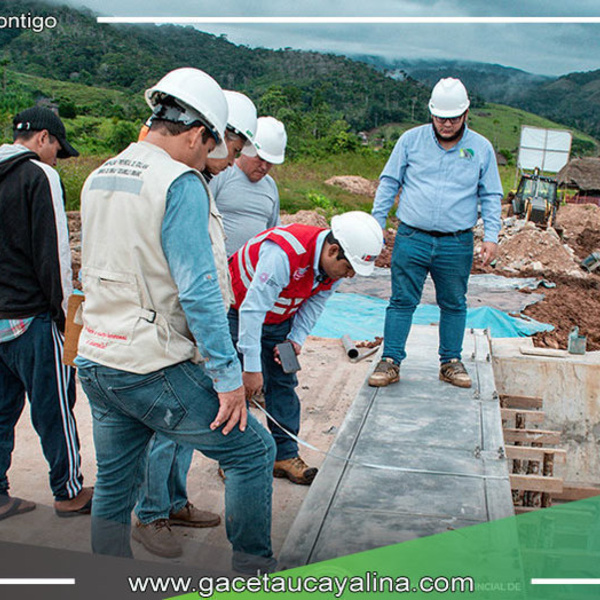 Municipalidad de Atalaya y Ministerio de Transportes supervisan obras en comunidades nativas