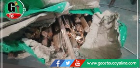 Intervienen a transportista con gran cantidad de cables eléctricos de cobre 