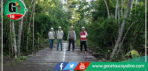 Entregan terreno para la construcción del Puente Felipón en Cumarillo en Sepahua