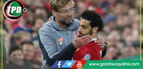 Salah se va de boca con su técnico Jürgen Klopp