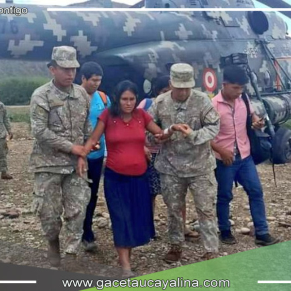 Operación helitransportada del Ejército del Perú salva vidas de mujeres gestantes en Amazonas