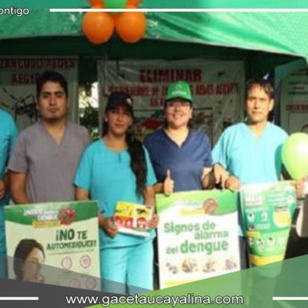 Centenares de pobladores de San Ramón se unen para combatir el dengue en la selva central