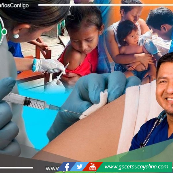 Geresa Loreto realizó exitosa campaña de vacunación en toda la región 
