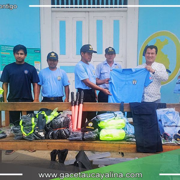 Alcalde de Tahuanía dota de equipamiento al Cuerpo de Serenazgo para fortalecer la protección ciudadana