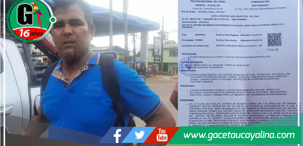 Centro Federado de Periodistas condena ataque a Edwin Gómez Pezo durante manifestación