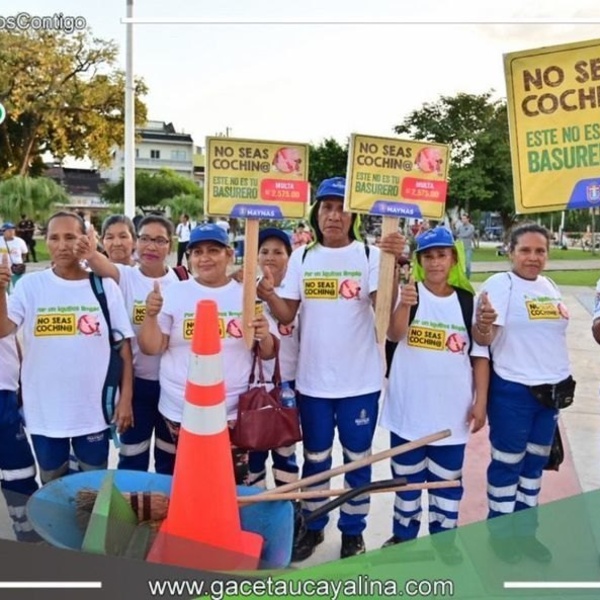 Municipalidad de Maynas lanza campaña “No Seas Cochino”