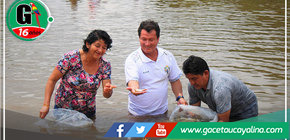 Sembrado exitoso de 5,000 alevinos fortalece reservas acuícolas en Tahuanía