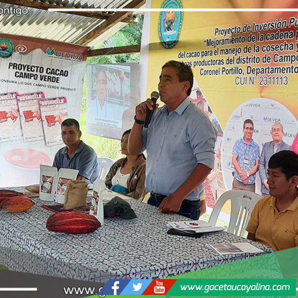 DEVIDA inicia actividades 2024 para mejorar la cadena productiva del cacao en Campo Verde