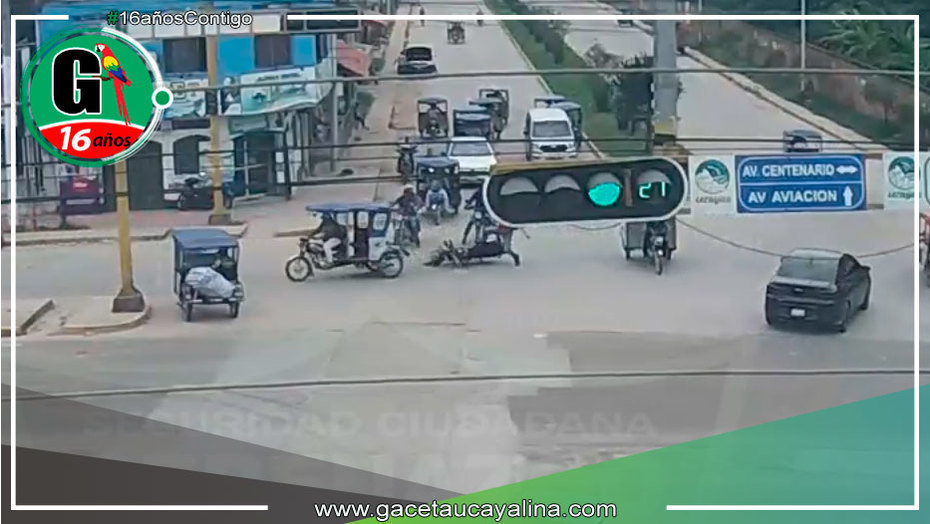 Choque entre motocicleta y mototaxi genera preocupación por imprudencia vial