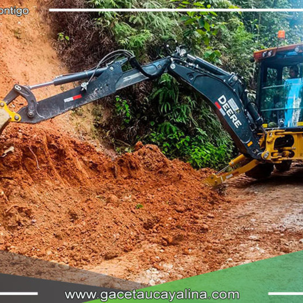 Municipalidad de Padre Abad habilita carretera clave para productores agrícolas