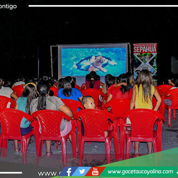 Municipalidad de Sepahua lanza programa "CINEMUNI" para entretener a familias