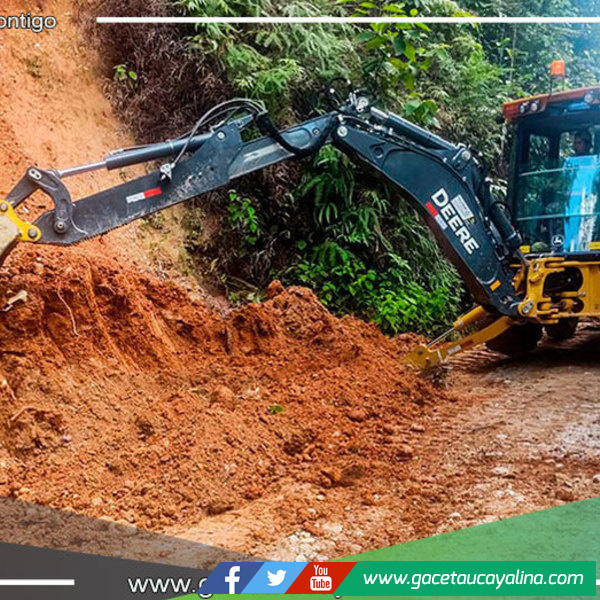 Municipalidad de Padre Abad habilita carretera clave para productores agrícolas